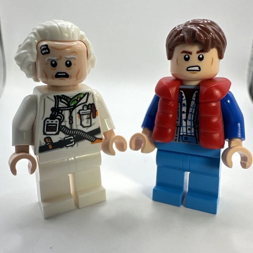 LEGO Back to the Future Doc Brown & Marty McFly 77256 SC138 SC139 Minifigures